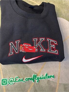 Lightning, McQueen Nike embroidered sweatshirt